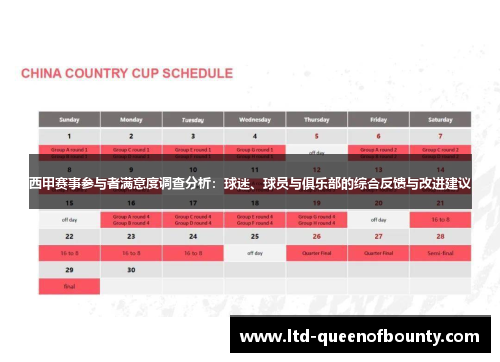 西甲赛事参与者满意度调查分析：球迷、球员与俱乐部的综合反馈与改进建议